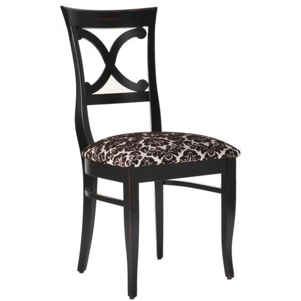 Fam szek klasszikus polgari fekete elegans etkezo etkezoszek karpitos mediterran vintage etkezo neobarokk szalon butor festett faszek.jpg